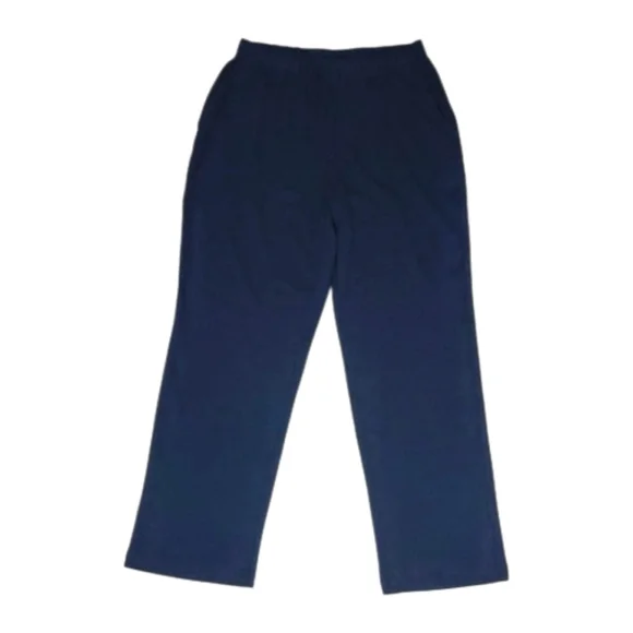 Lands' End Sport Knit High Rise Elastic Waist Pull On Pants - Picture 3 of 8